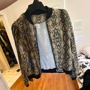 Snake skin jacket!  Western style